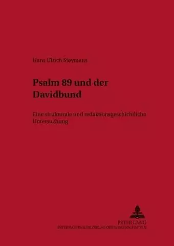 Psalm 89 Und Der Davidbund cover