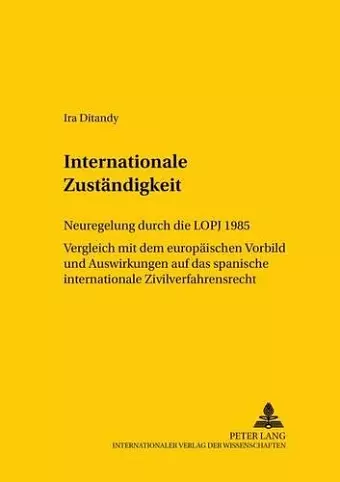 Internationale Zustaendigkeit cover