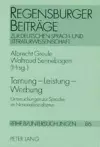 Tarnung - Leistung - Werbung cover