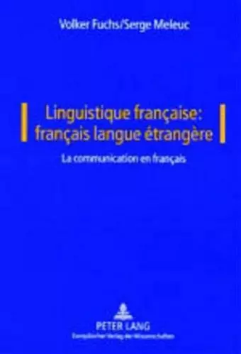 Linguistique Française: Français Langue Étrangère cover