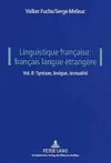 Linguistique Française: Français Langue Étrangère cover