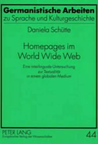 Homepages Im World Wide Web cover