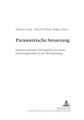 Parametrische Steuerung cover