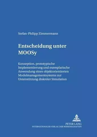 Entscheidung Unter Moosy cover