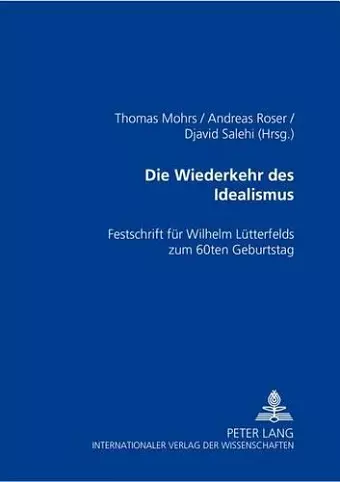 Die Wiederkehr Des Idealismus? cover