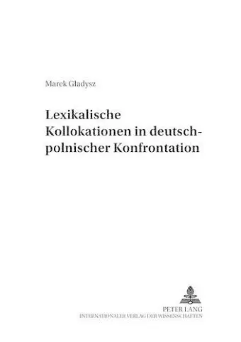 Lexikalische Kollokationen in Deutsch-Polnischer Konfrontation cover