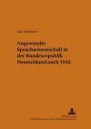 Angewandte Sprachwissenschaft in Der Bundesrepublik Deutschland Nach 1945 cover