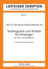 Textlinguistik und Stilistik fuer Einsteiger cover