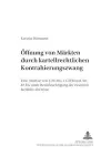 Oeffnung Von Maerkten Durch Kartellrechtlichen Kontrahierungszwang cover