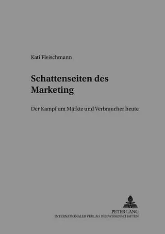 Schattenseiten Des Marketing cover