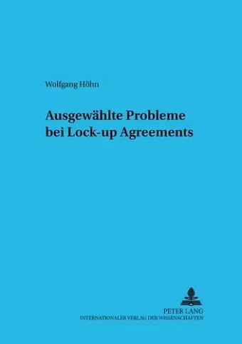 Ausgewaehlte Probleme Bei Lock-Up Agreements cover