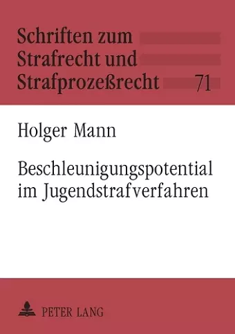 Beschleunigungspotential im Jugendstrafverfahren cover