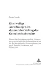 Einstweilige Anordnungen Im Dezentralen Vollzug Des Gemeinschaftsrechts cover