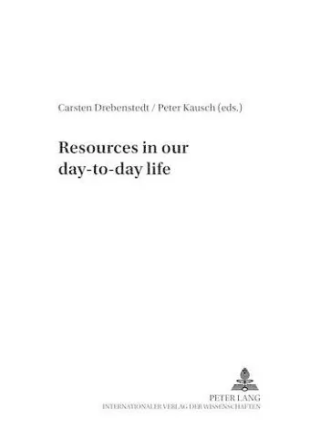 Resources in Our Day-to-day Life cover