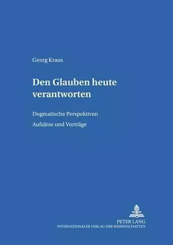 Den Glauben Heute Verantworten cover