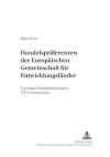 Handelspraeferenzen Der Europaeischen Gemeinschaft Fuer Entwicklungslaender cover