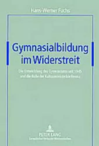 Gymnasialbildung Im Widerstreit cover