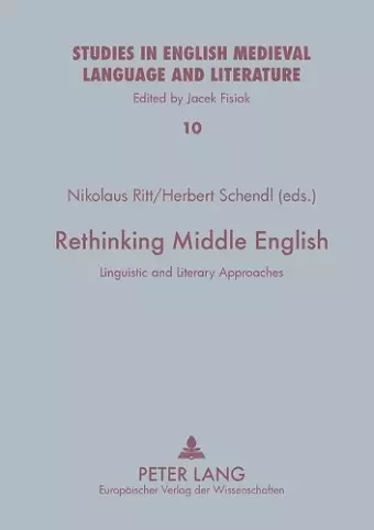 Rethinking Middle English cover