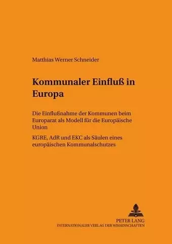 Kommunaler Einfluß in Europa cover