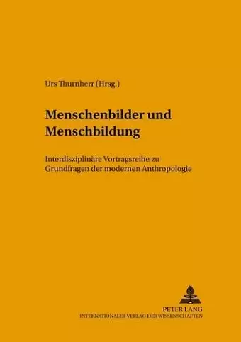 Menschenbilder Und Menschenbildung cover