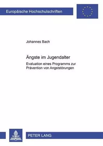 Aengste Im Jugendalter cover