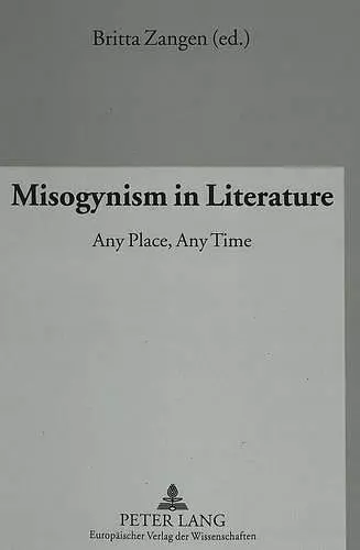 Misogynism in Literature cover