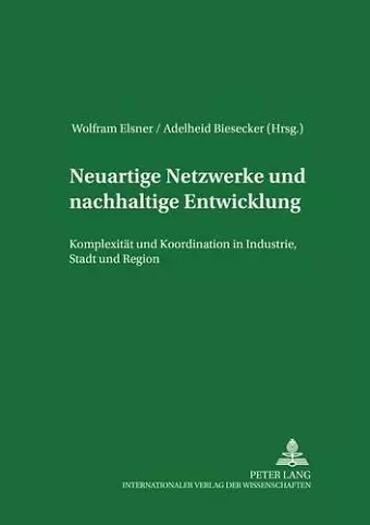 Neuartige Netzwerke Und Nachhaltige Entwicklung cover