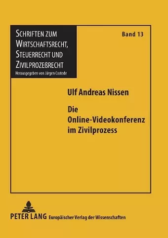 Die Online-Videokonferenz im Zivilprozess cover