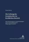 Die Geltung Der Grundrechte Im Kirchlichen Bereich cover