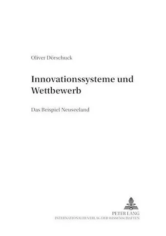 Innovationssysteme Und Wettbewerb cover