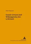 Grund, Grenzen Und Wirkungsweise Des § 105 Inso cover