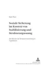 Soziale Sicherung Im Kontext Von Stabilisierung Und Strukturanpassung cover