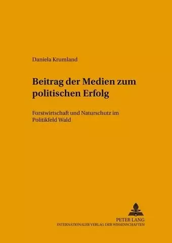 Beitrag Der Medien Zum Politischen Erfolg cover