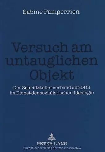 Versuch Am Untauglichen Objekt cover