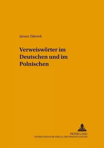 Verweiswoerter Im Deutschen Und Im Polnischen cover