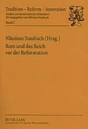 ROM Und Das Reich VOR Der Reformation cover