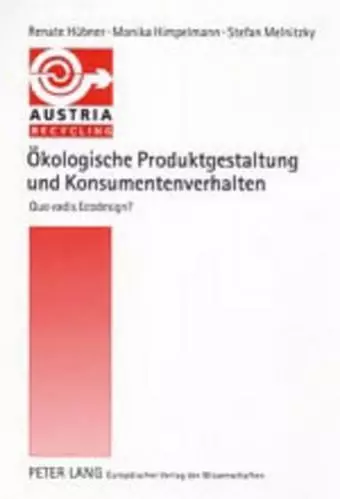 Oekologische Produktgestaltung Und Konsumentenverhalten cover