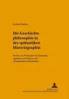 Die Geschichtsphilosophie in Der Spaetantiken Historiographie cover