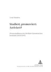 Studiert, Promoviert: Arriviert? cover