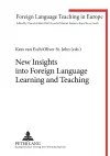 New Insights into Foreign Language Learning and Teaching cover