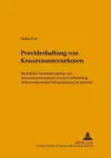 Providerhaftung Von Konzernunternehmen cover