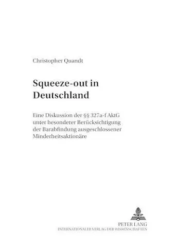 Squeeze-Out in Deutschland cover