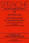 Die Gesellschaft fuer deutsche Sprache cover