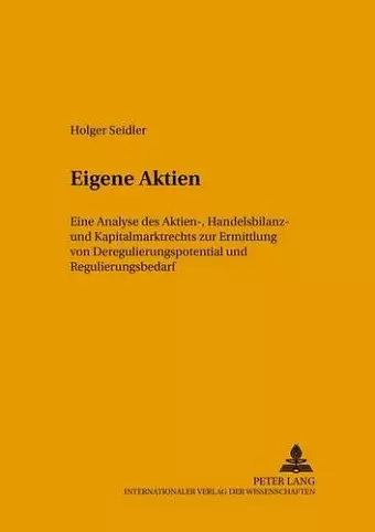 Eigene Aktien cover