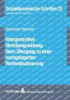 Intergenerative Verteilungswirkung beim Uebergang zu einer nachgelagerten Rentenbesteuerung cover