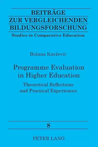 Programme Evaluation in Higher Education cover