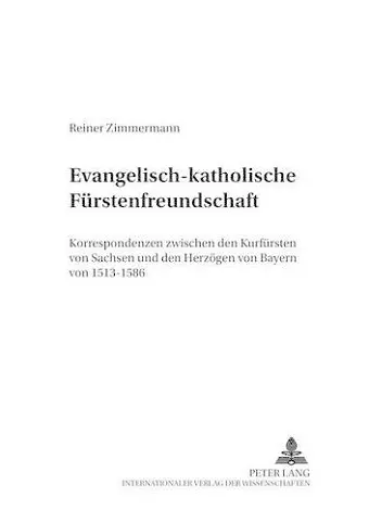 Evangelisch-Katholische Fuerstenfreundschaft cover