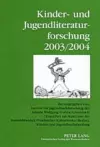 Kinder- Und Jugendliteraturforschung 2003/2004 cover