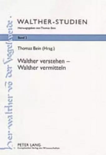 Walther Verstehen - Walther Vermitteln cover