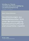 Verschmelzungen aus handelsbilanzieller Sicht unter Beruecksichtigung betriebswirtschaftlicher und steuerlicher Aspekte cover